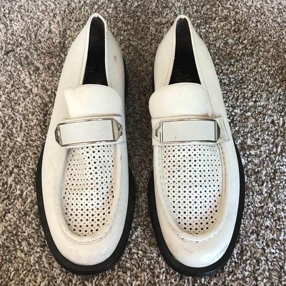 Versace Men’s color Bond Leather Loafers Size 9 - Picture 2 of 8